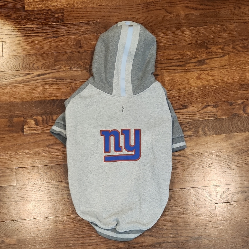 NY Giants Dog Hoodie